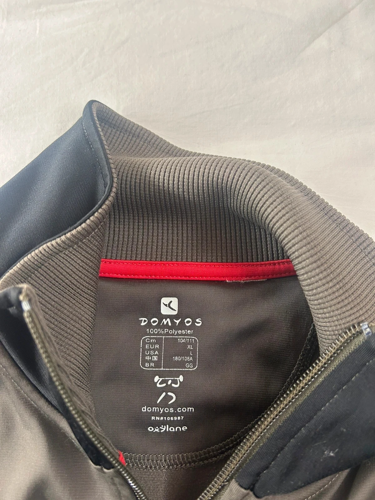 Veste gilet zippé domyos marron noir – photo 7
